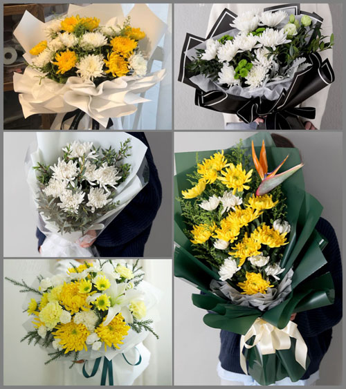 江苏南通海门市正余镇王灶河村白事花束代送